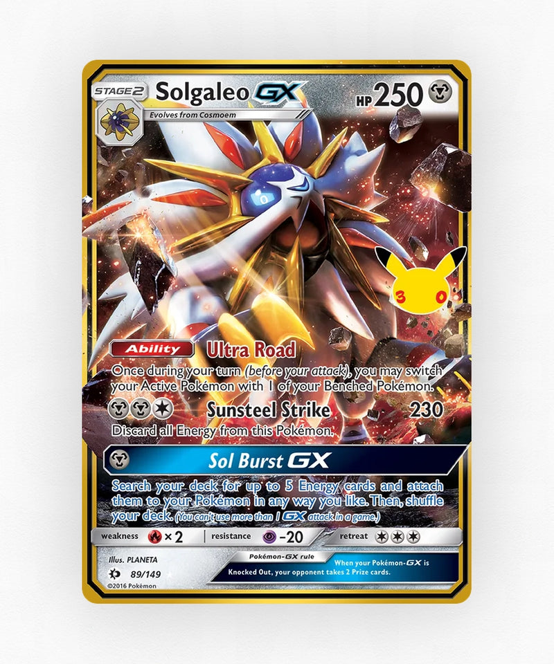 Solgaleo-GX - 30th Celebration: Classic Collection 89/149 (Holo)