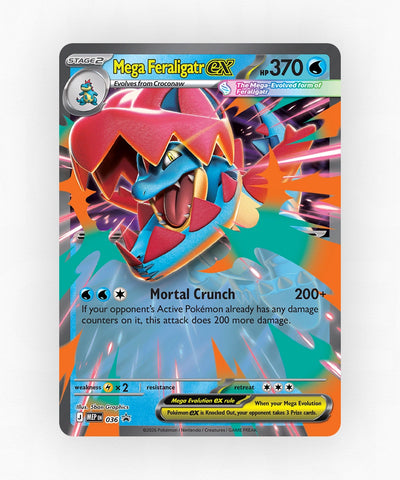 Mega Feraligatr ex - Mega Evolution Black Star Promos 036/000 (Jumbo)