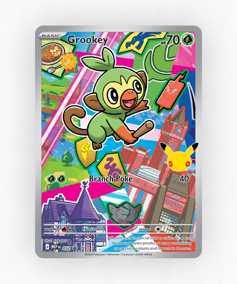 Grookey - Mega Evolution Black Star Promos 052 (Holo)
