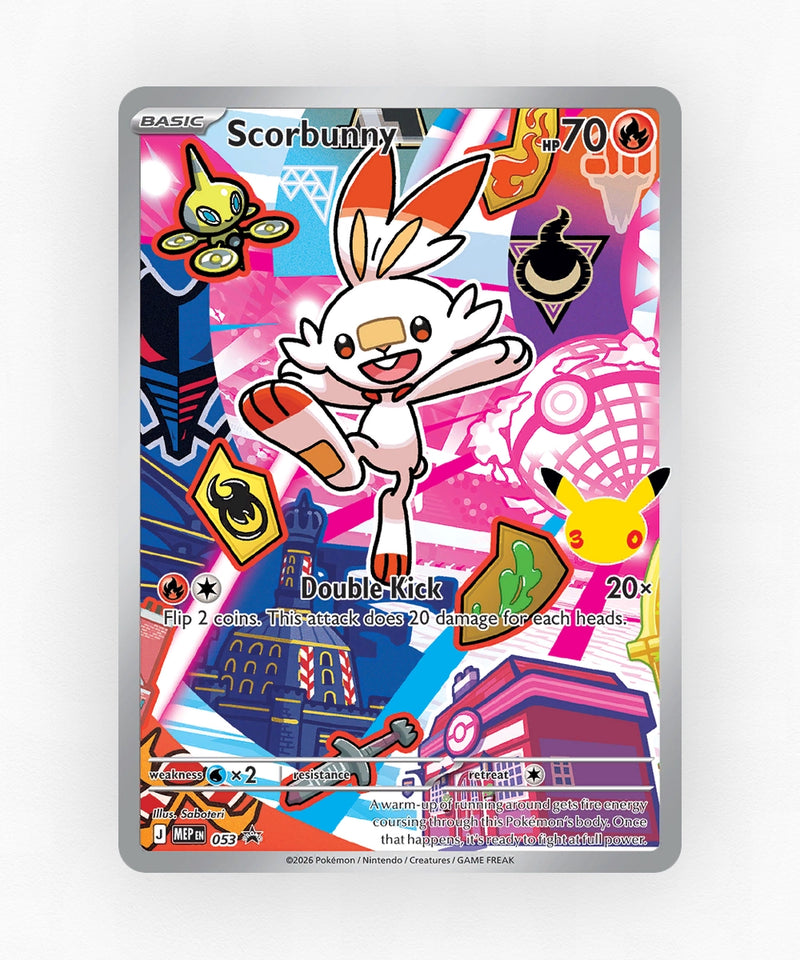 Scorbunny - Mega Evolution Black Star Promos 053 (Holo)