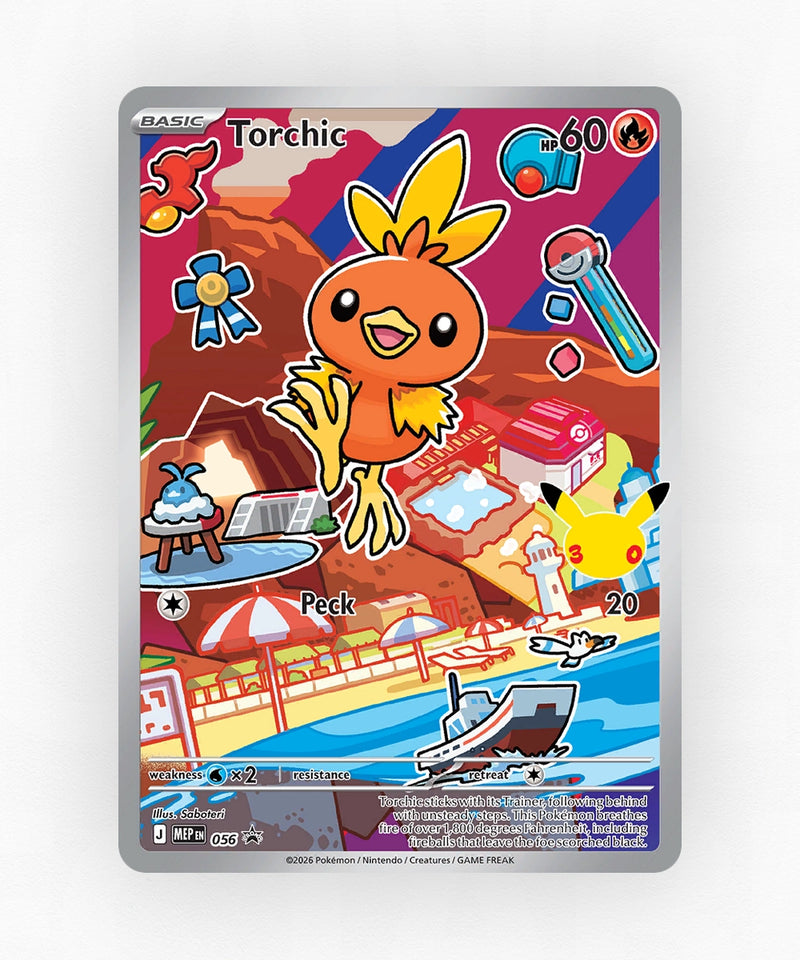Torchic - Mega Evolution Black Star Promos 056/000 (Holo)