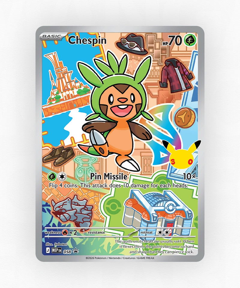 Chespin - Mega Evolution Black Star Promos 058/000 (Holo)