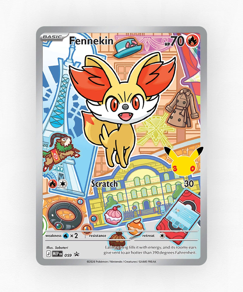 Fennekin - Mega Evolution Black Star Promos 059/000 (Holo)