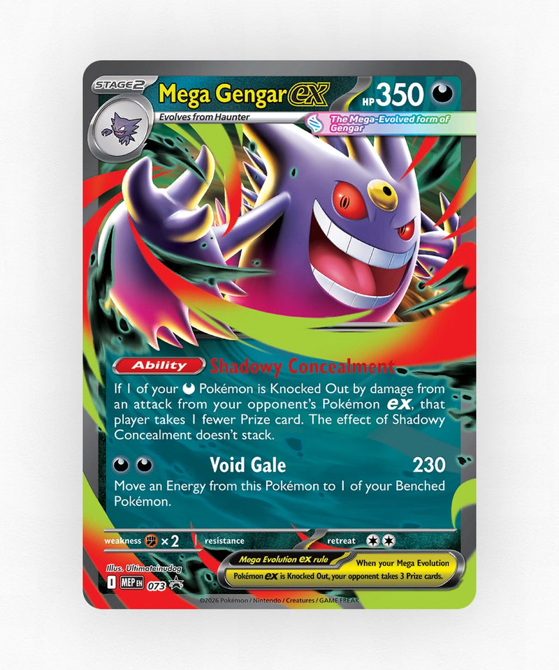 Mega Gengar ex - Mega Evolution Black Star Promos 073 (Holo)