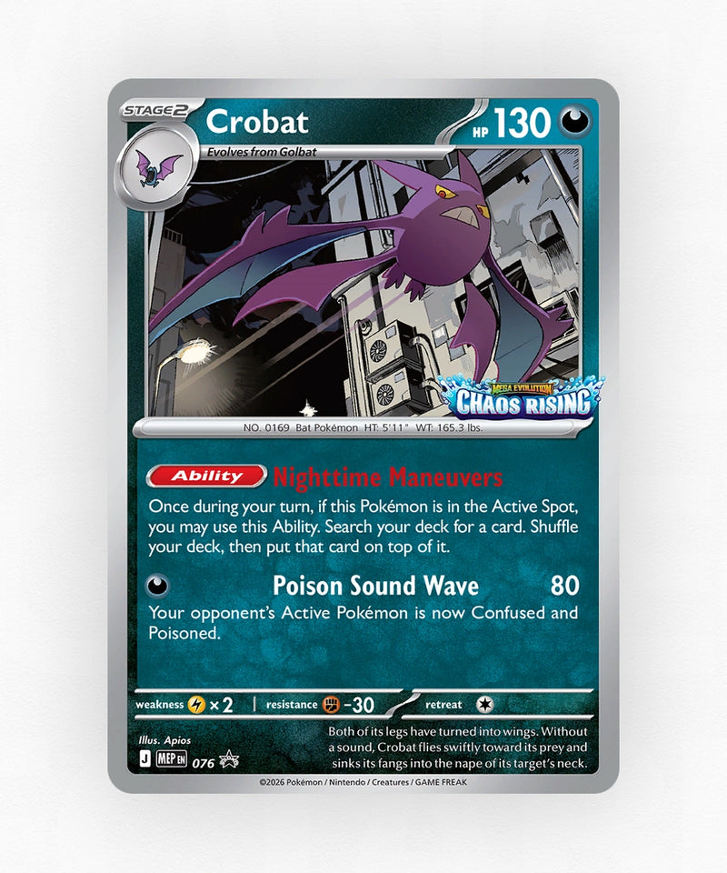 Crobat - Mega Evolution Black Star Promos 076/000 (Holo)