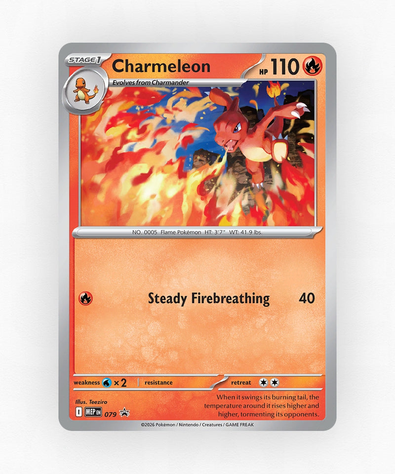 Charmeleon - Mega Evolution Black Star Promos 079/000 (Cosmos Holo)