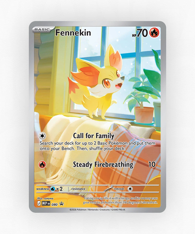 Fennekin - Mega Evolution Black Star Promos 080/000 (Holo)