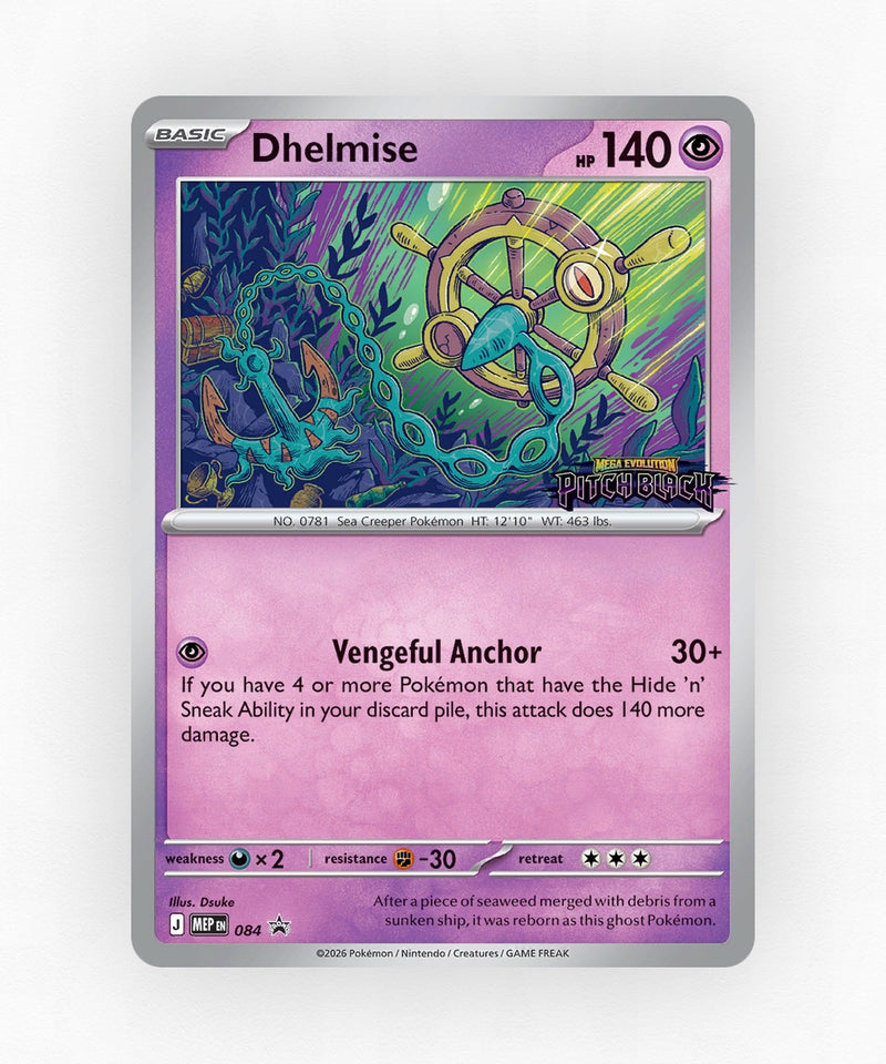 Dhelmise - Mega Evolution Black Star Promos 084 (Holo)