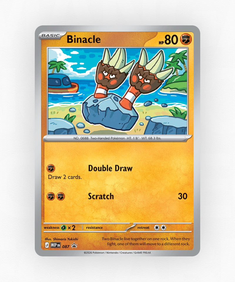Binacle - Mega Evolution Black Star Promos 087 (Holo)