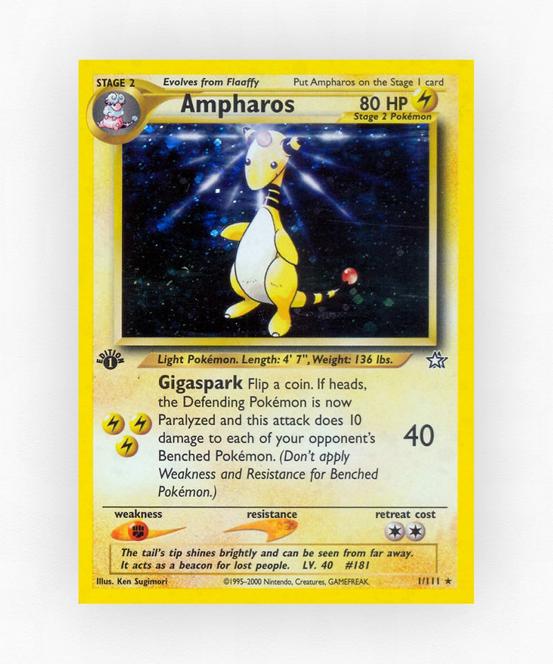 Ampharos - Neo Genesis 1/111 (1st Edition Holo)