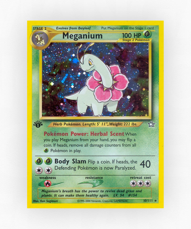Meganium - Neo Genesis 10/111 (1st Edition Holo)