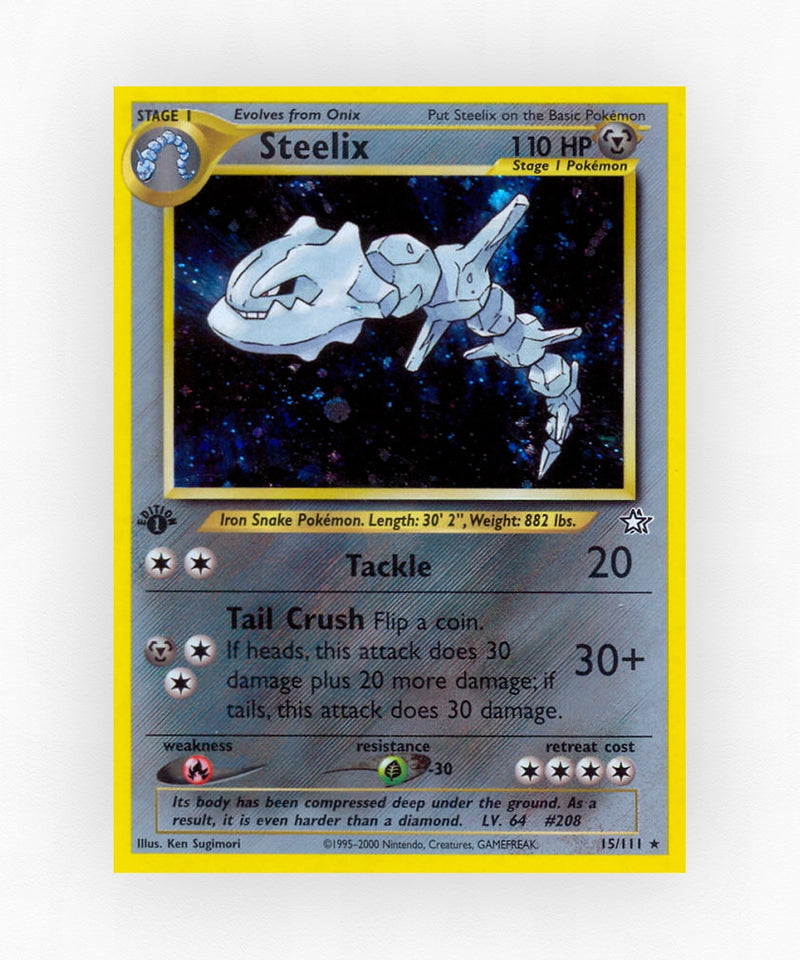 Steelix - Neo Genesis 15/111 (Unlimited Holo)