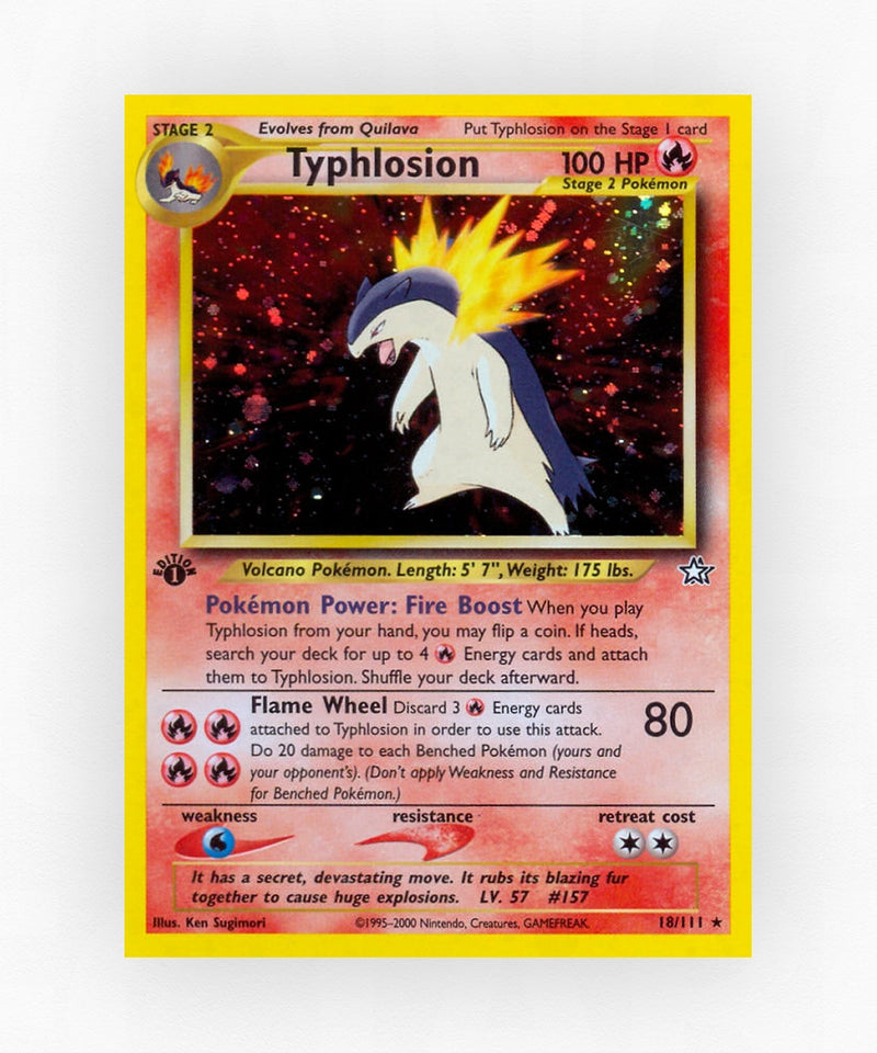 Typhlosion - Neo Genesis 18/111 (Unlimited Holo)