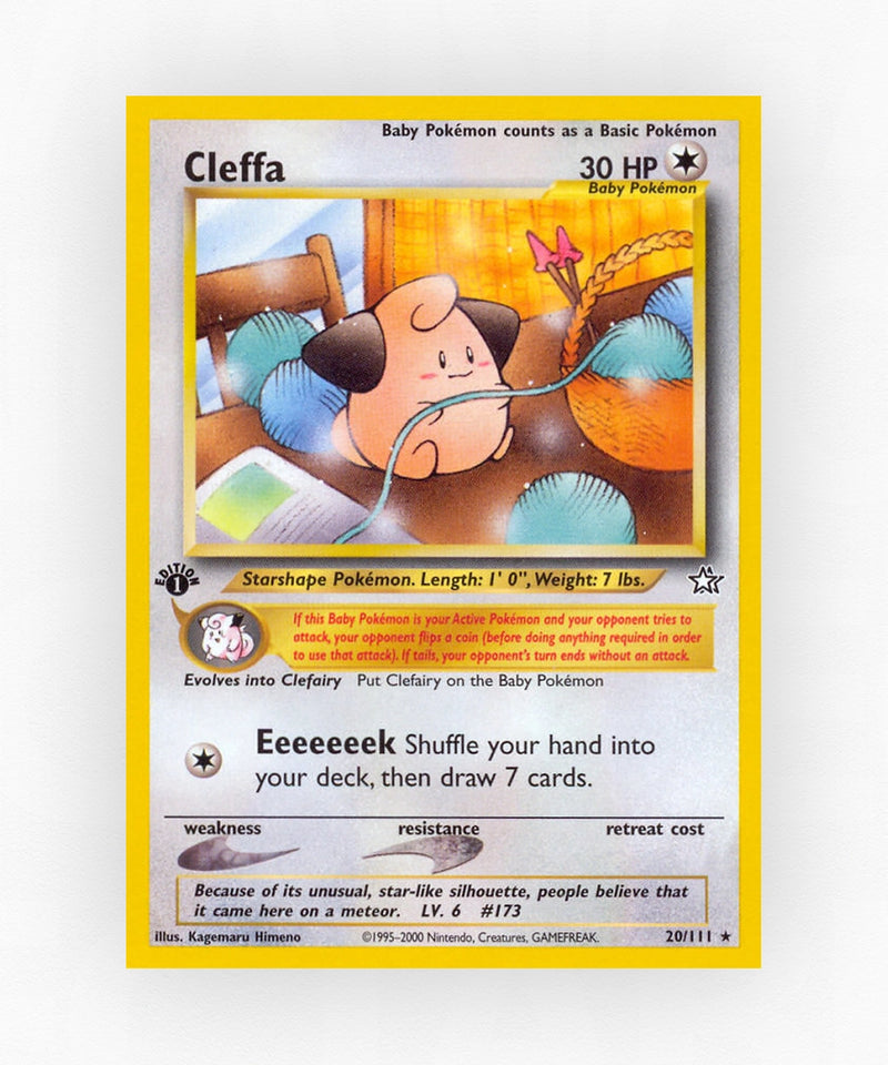 Cleffa - Neo Genesis 20/111 (1st Edition Non-Holo)