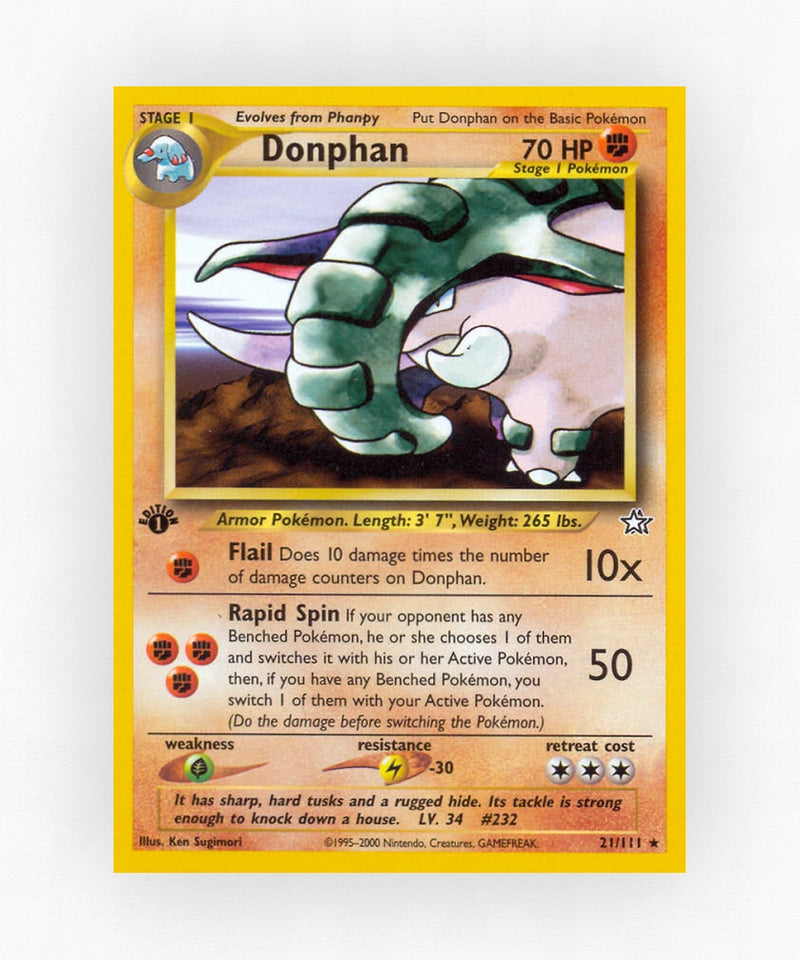 Donphan - Neo Genesis 21/111 (Unlimited Non-Holo)