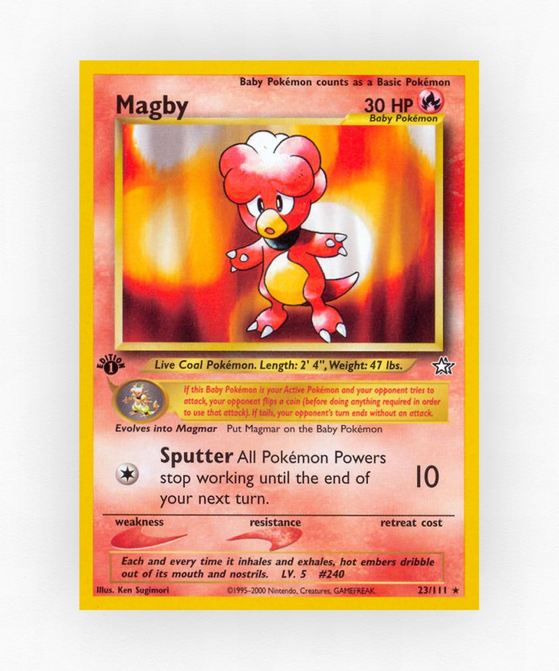 Magby - Neo Genesis 23/111 (Unlimited Non-Holo)