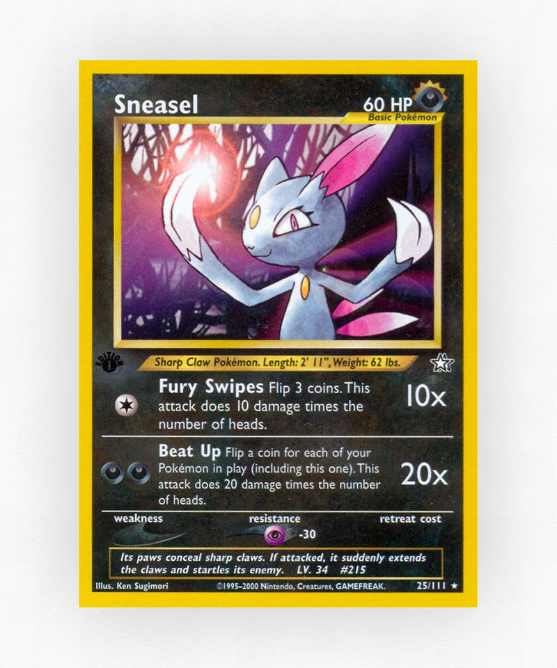 Sneasel - Neo Genesis 25/111 (1st Edition Non-Holo)