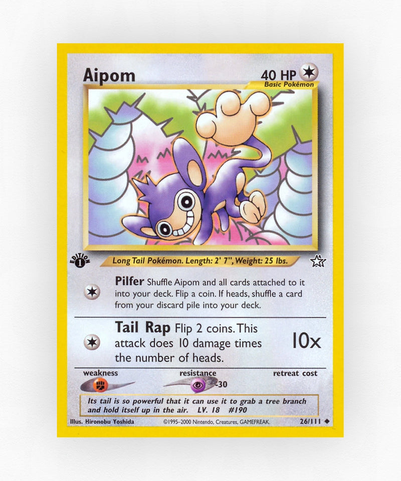 Aipom - Neo Genesis 26/111 (Unlimited Non-Holo)