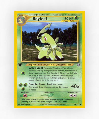 Bayleef - Neo Genesis 29/111 (1st Edition Non-Holo)