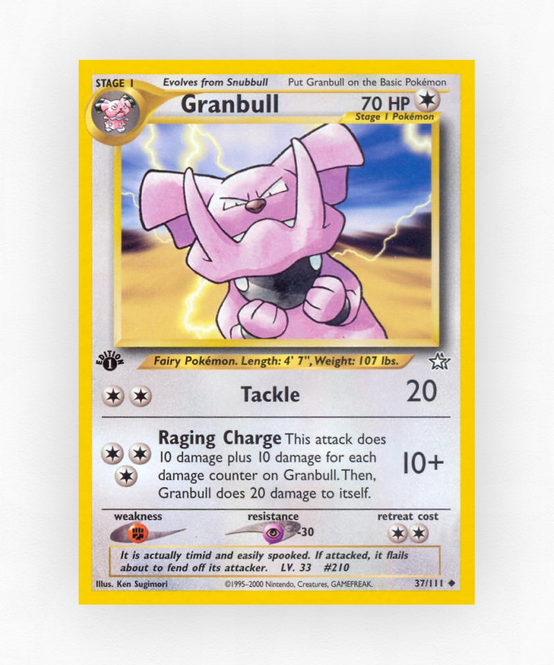 Granbull - Neo Genesis 37/111 (Unlimited Non-Holo)