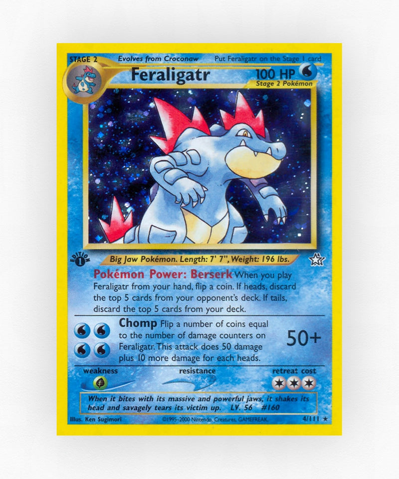 Feraligatr - Neo Genesis 4/111 (1st Edition Holo)