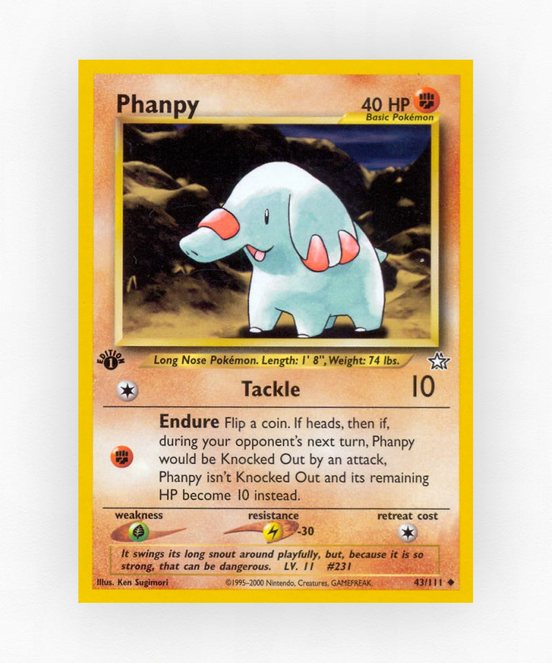 Phanpy - Neo Genesis 43/111 (1st Edition Non-Holo)