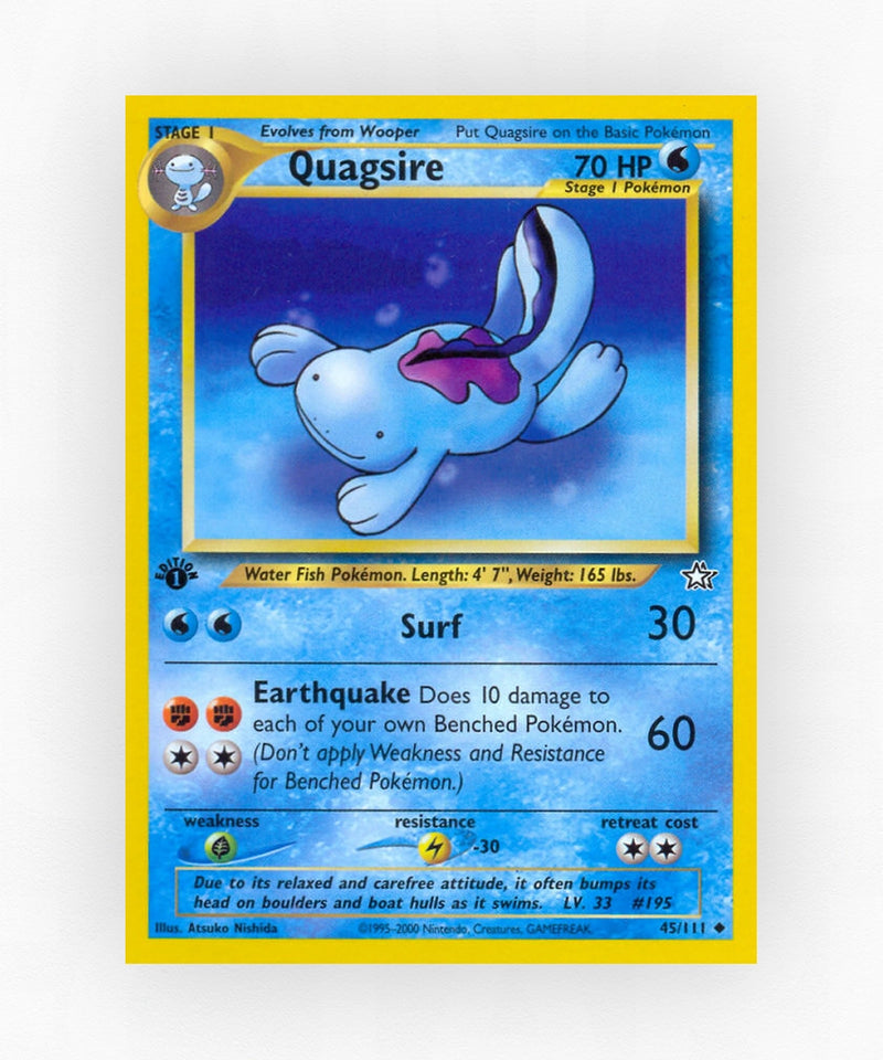 Quagsire - Neo Genesis 45/111 (1st Edition Non-Holo)