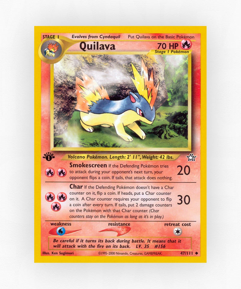 Quilava - Neo Genesis 47/111 (1st Edition Non-Holo)
