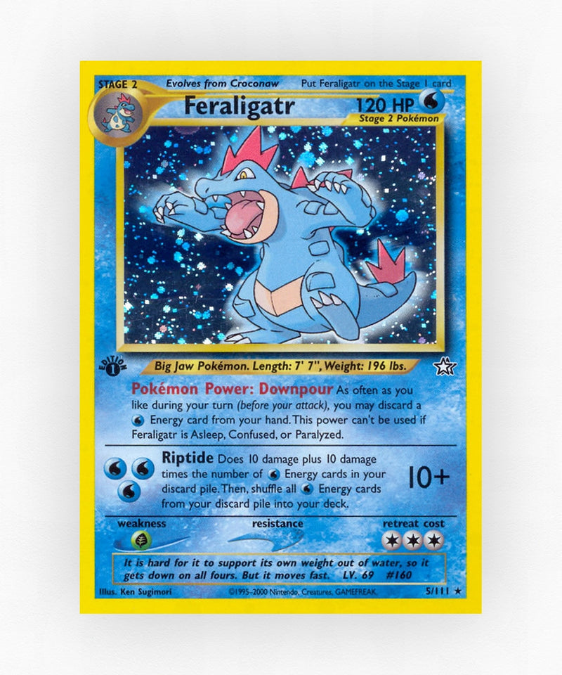Feraligatr - Neo Genesis 5/111 (1st Edition Holo)