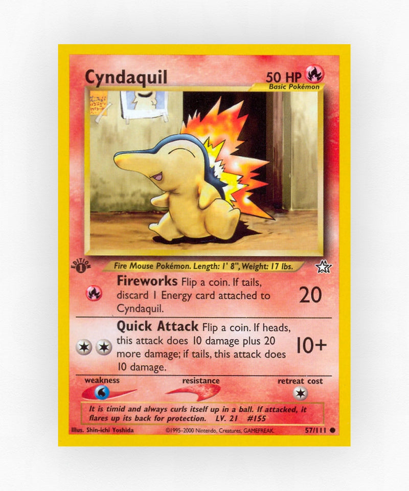 Cyndaquil - Neo Genesis 57/111 (1st Edition Non-Holo)