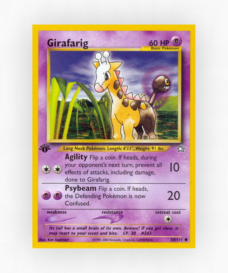 Girafarig - Neo Genesis 58/111 (Unlimited Non-Holo)