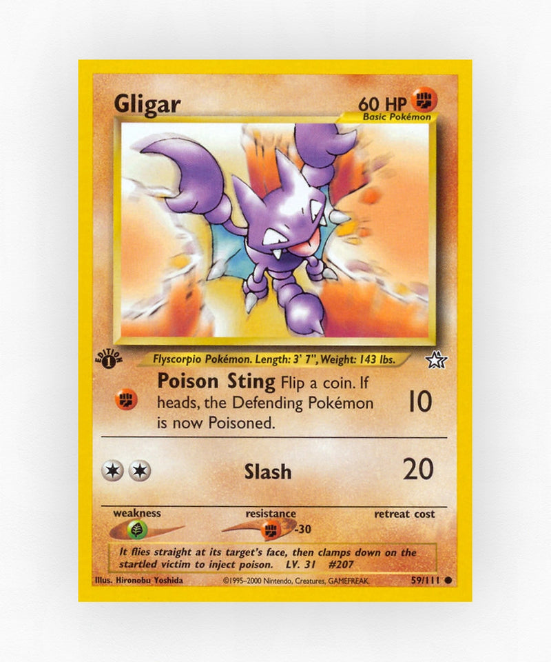 Gligar - Neo Genesis 59/111 (1st Edition Non-Holo)