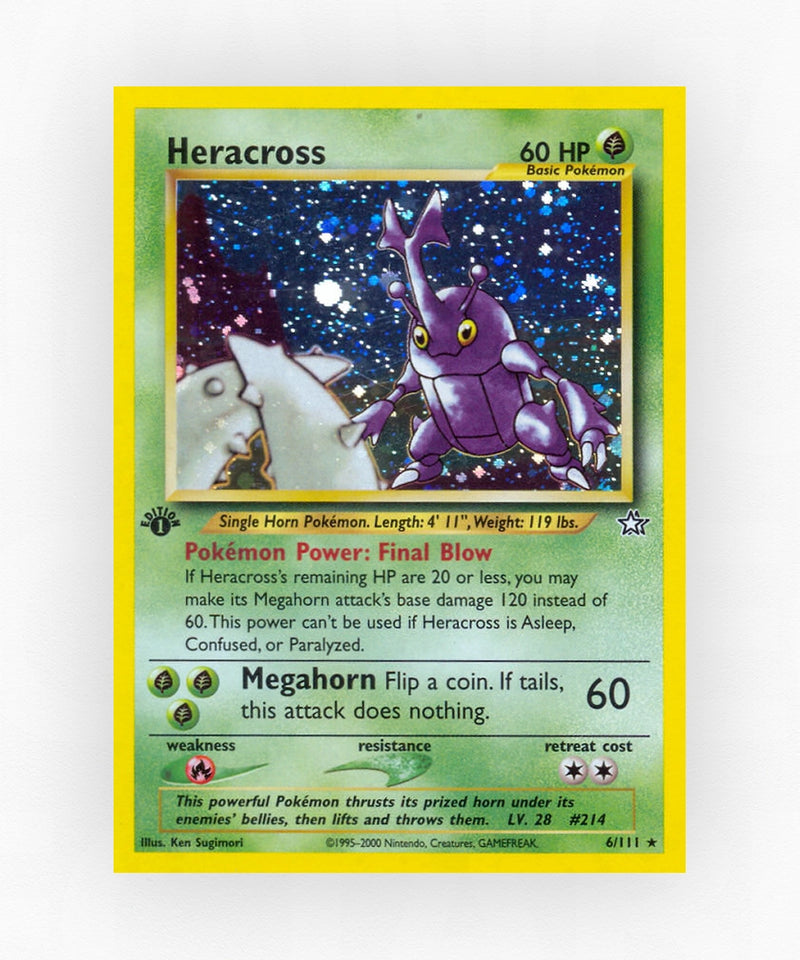 Heracross - Neo Genesis 6/111 (1st Edition Holo)