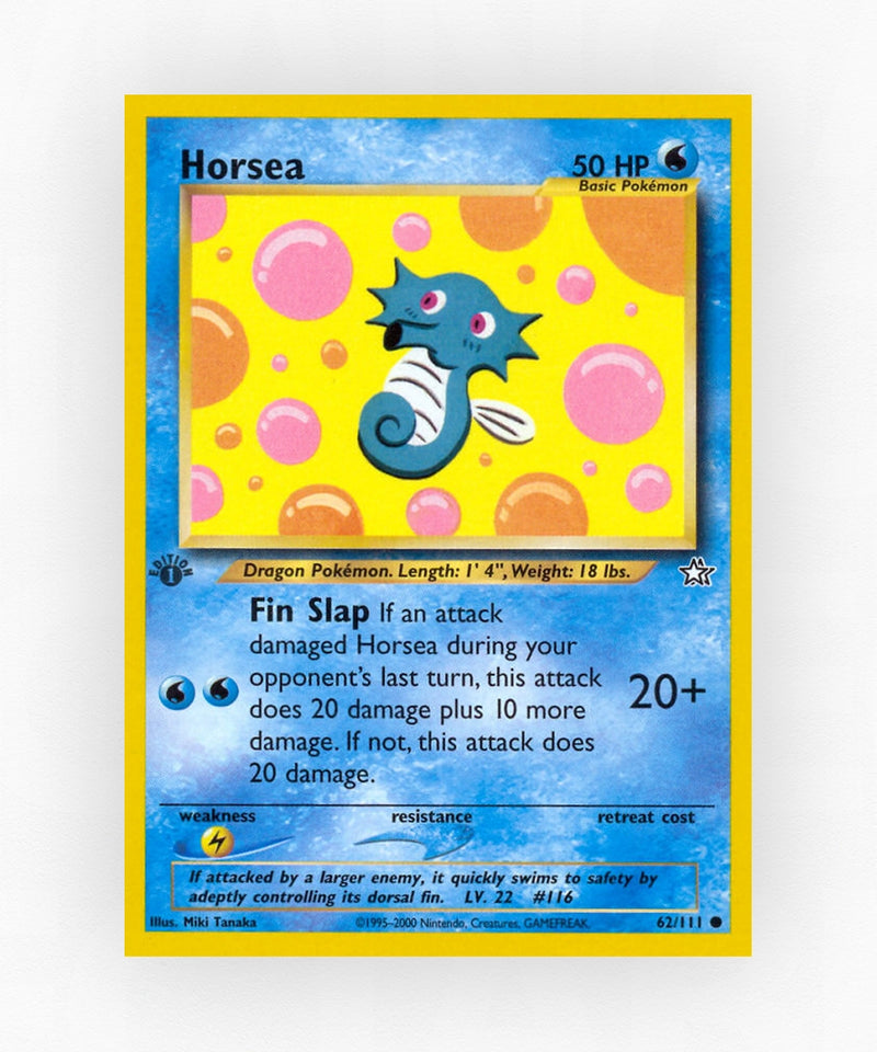 Horsea - Neo Genesis 62/111 (1st Edition Non-Holo)