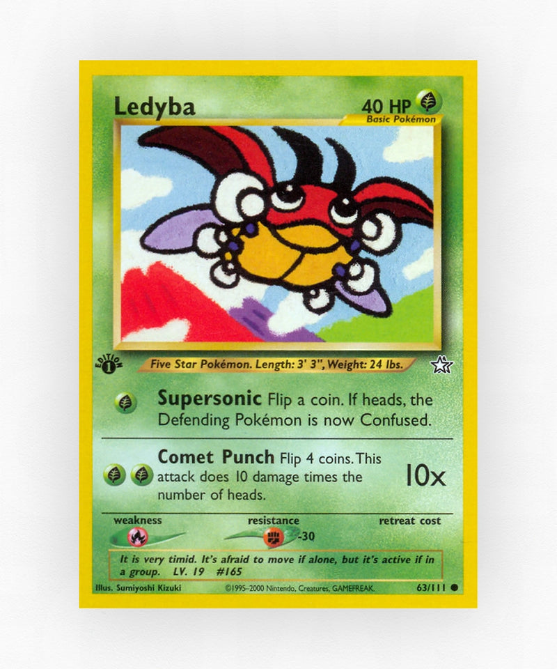 Ledyba - Neo Genesis 63/111 (Unlimited Non-Holo)