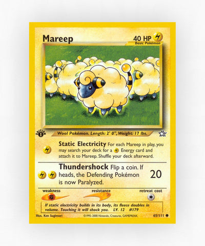 Mareep - Neo Genesis 65/111 (1st Edition Non-Holo)