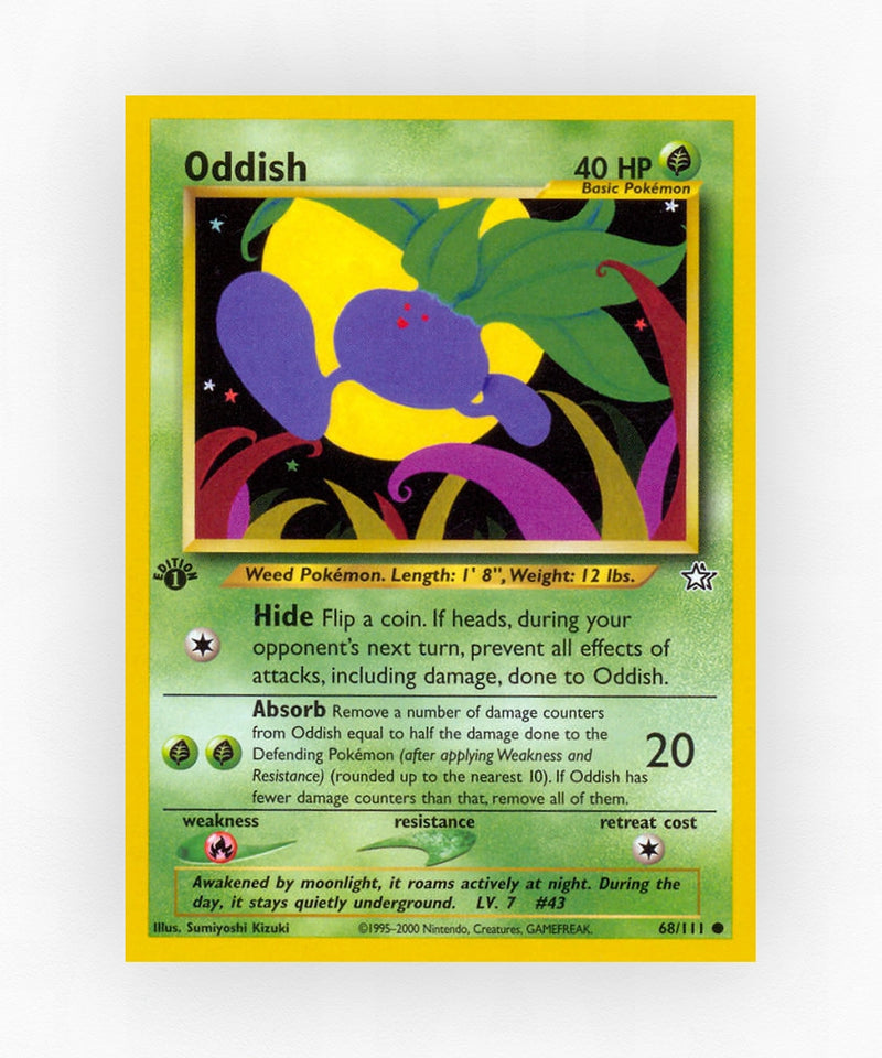 Oddish - Neo Genesis 68/111 (1st Edition Non-Holo)