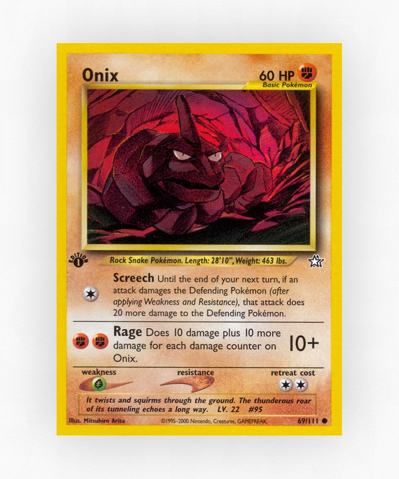 Onix - Neo Genesis 69/111 (1st Edition Non-Holo)