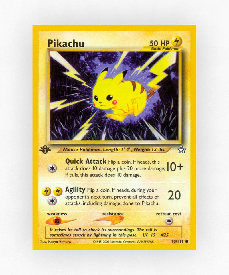 Pikachu - Neo Genesis 70/111 (1st Edition Non-Holo)