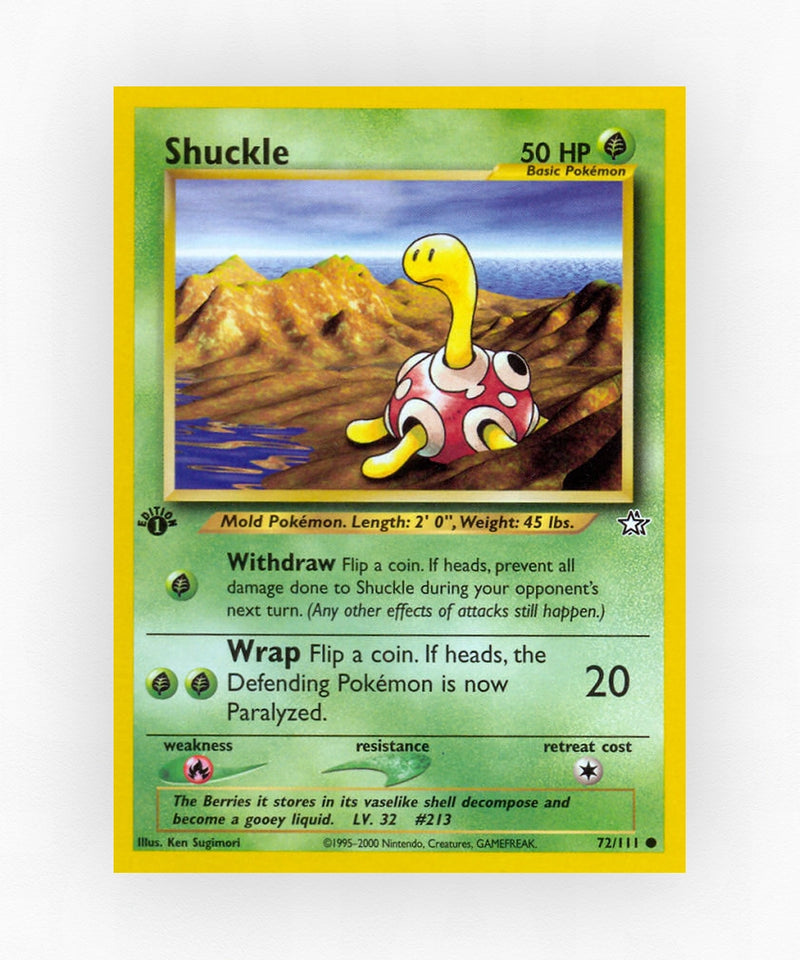 Shuckle - Neo Genesis 72/111 (Unlimited Non-Holo)