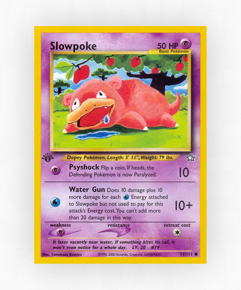 Slowpoke - Neo Genesis 73/111 (1st Edition Non-Holo)