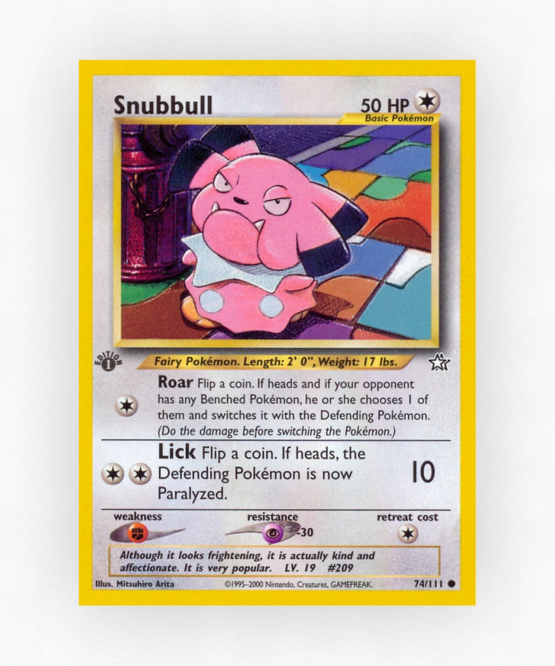 Snubbull - Neo Genesis 74/111 (Unlimited Non-Holo)