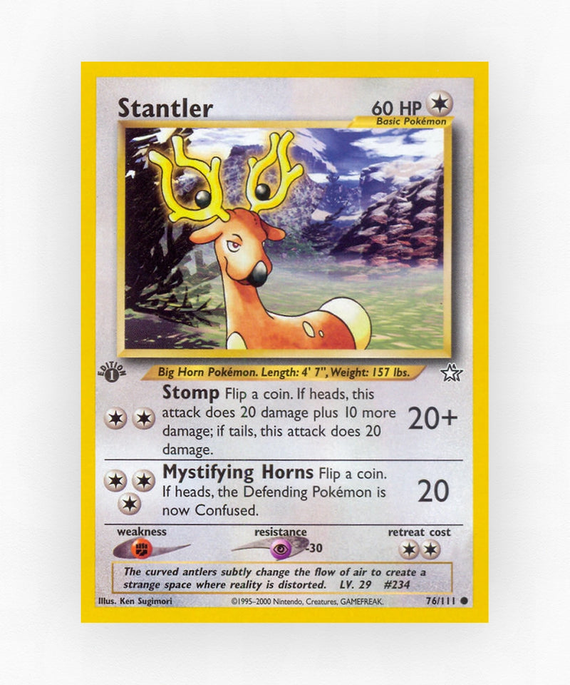 Stantler - Neo Genesis 76/111 (1st Edition Non-Holo)