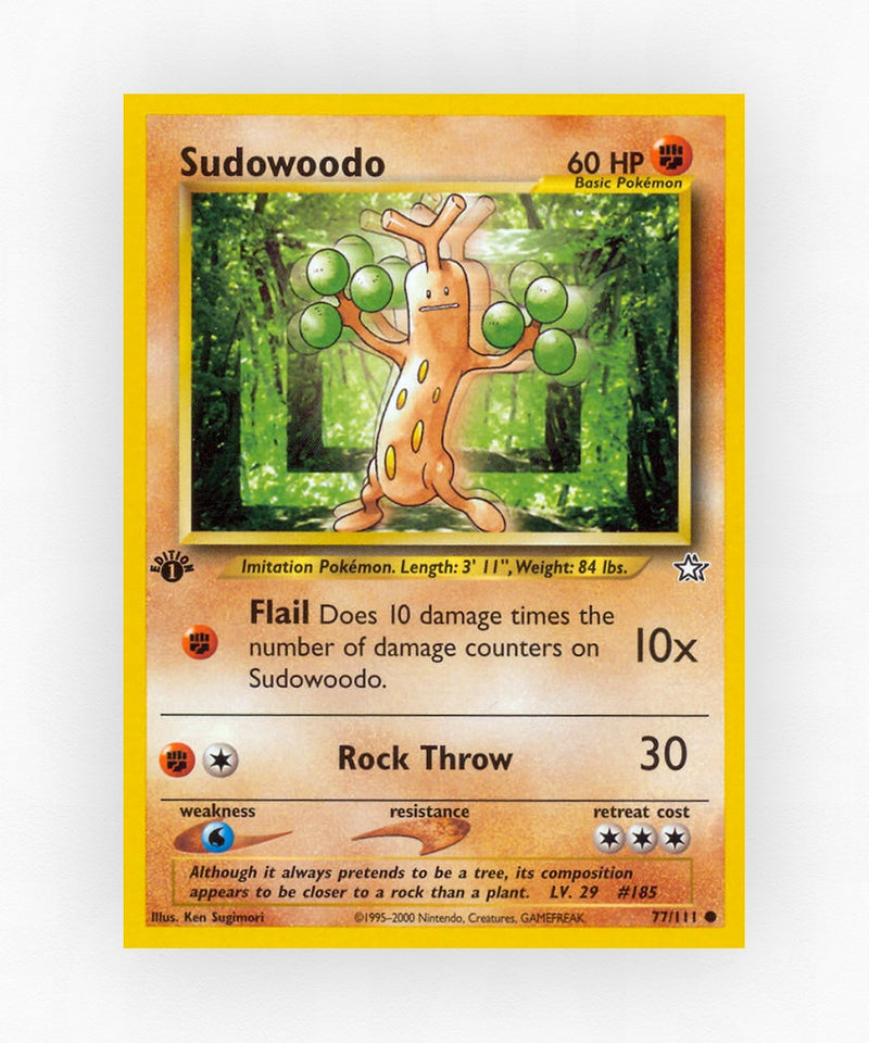 Sudowoodo - Neo Genesis 77/111 (1st Edition Non-Holo)