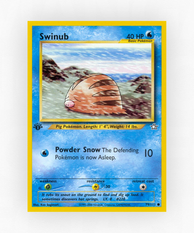 Swinub - Neo Genesis 79/111 (1st Edition Non-Holo)