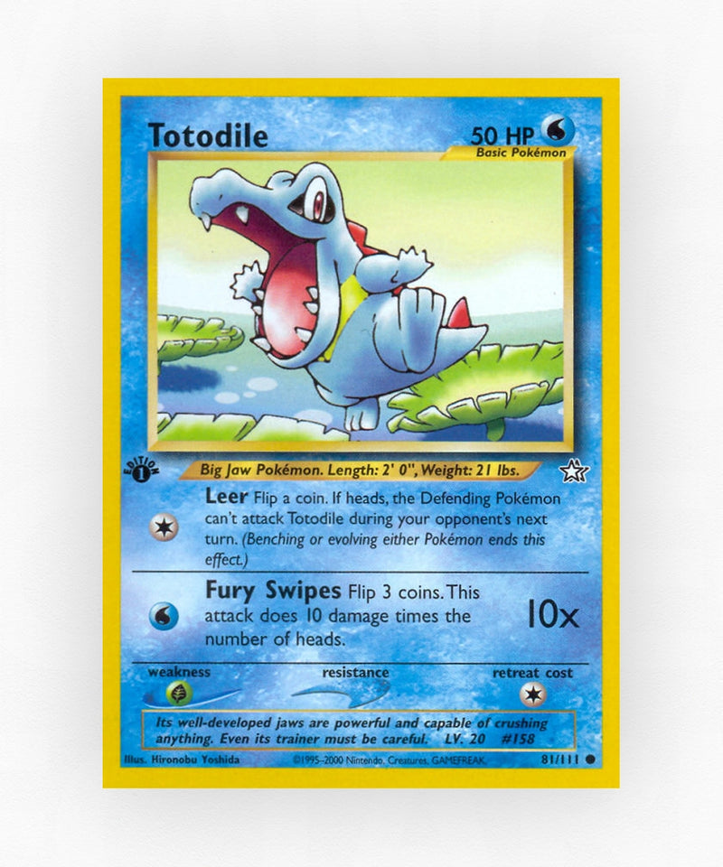 Totodile - Neo Genesis 81/111 (Unlimited Non-Holo)
