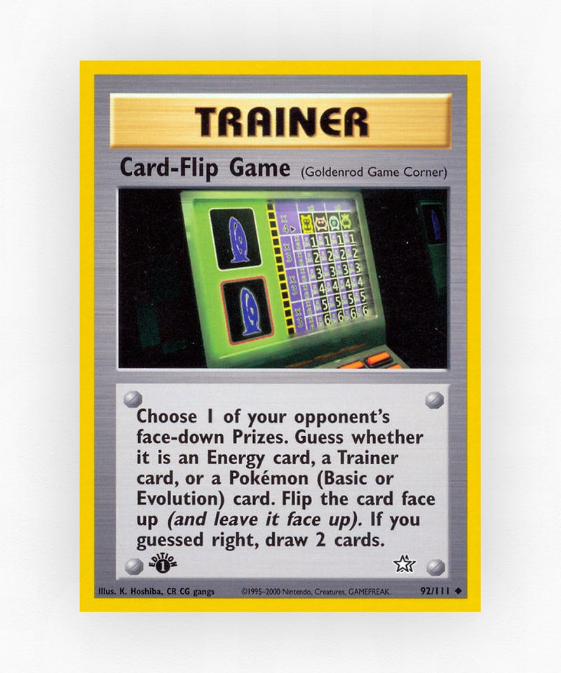 Card-Flip Game - Neo Genesis 92/111 (Unlimited Non-Holo)
