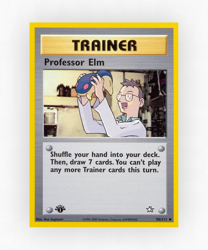 Professor Elm - Neo Genesis 96/111 (Unlimited Non-Holo)