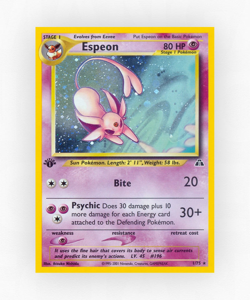 Espeon - Neo Discovery 1/75 (1st Edition Holo)