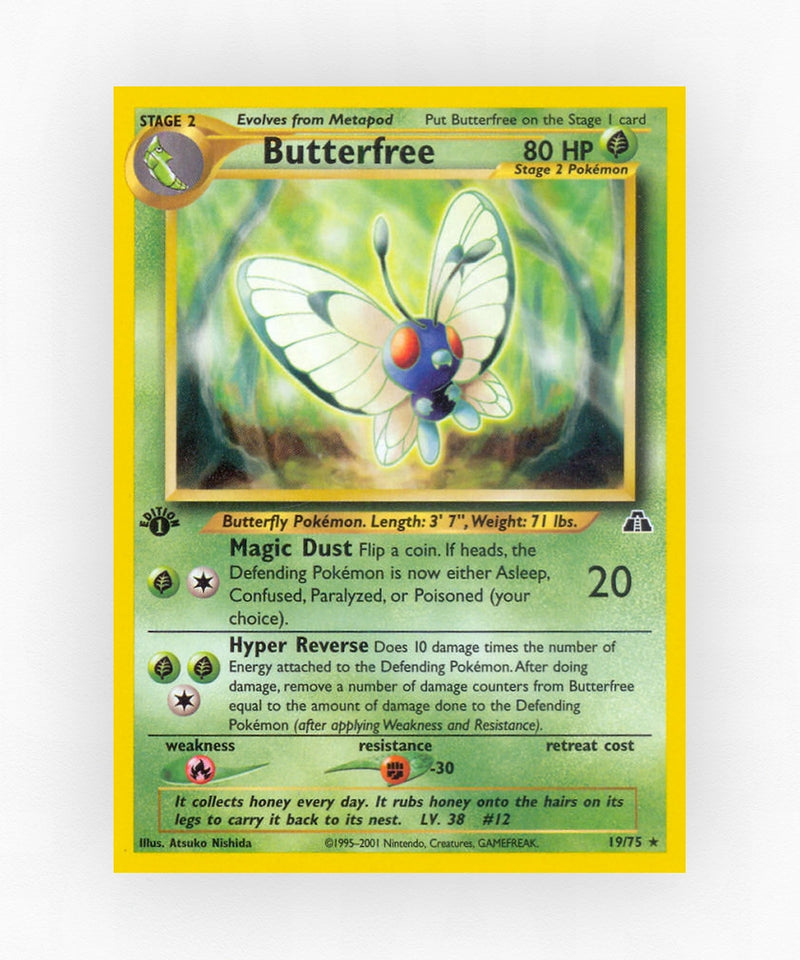 Butterfree - Neo Discovery 19/75 (Unlimited Non-Holo)